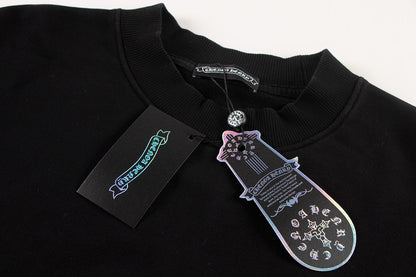 Sweat-shirt à logo fer à cheval Chrome Hearts, dégradé noir