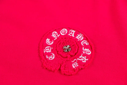 Sweat-shirt à logo fer à cheval Chrome Hearts, dégradé rouge