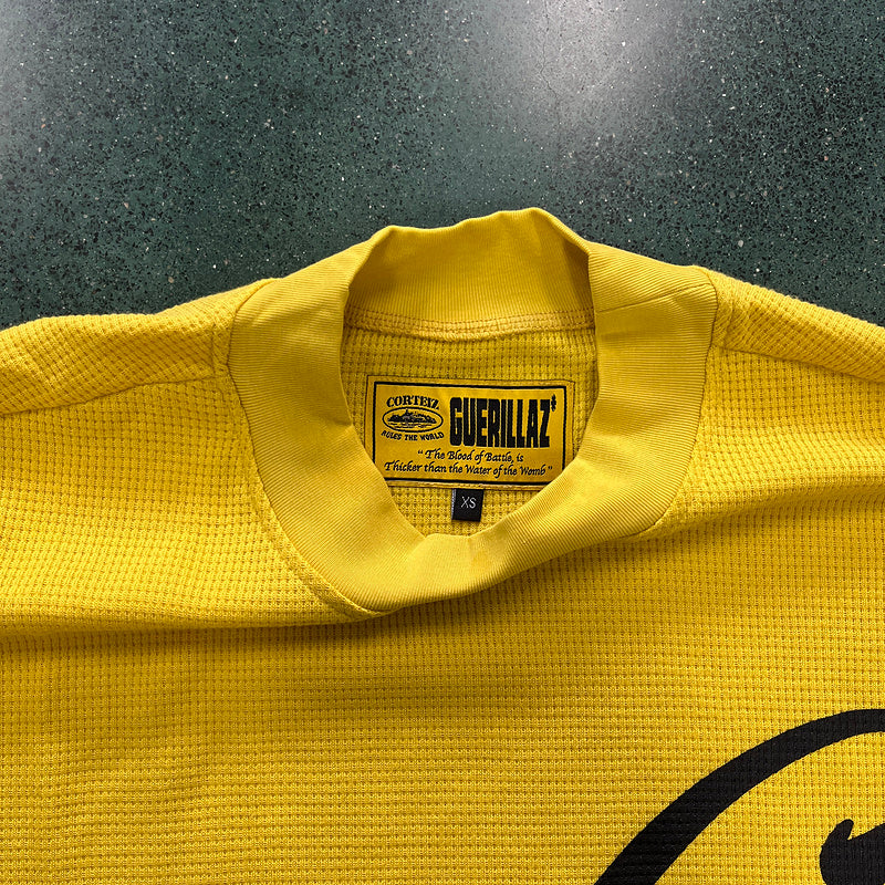 CORTEIZ ALCATRAZ WAFFLE MANCHE LONGUE JAUNE