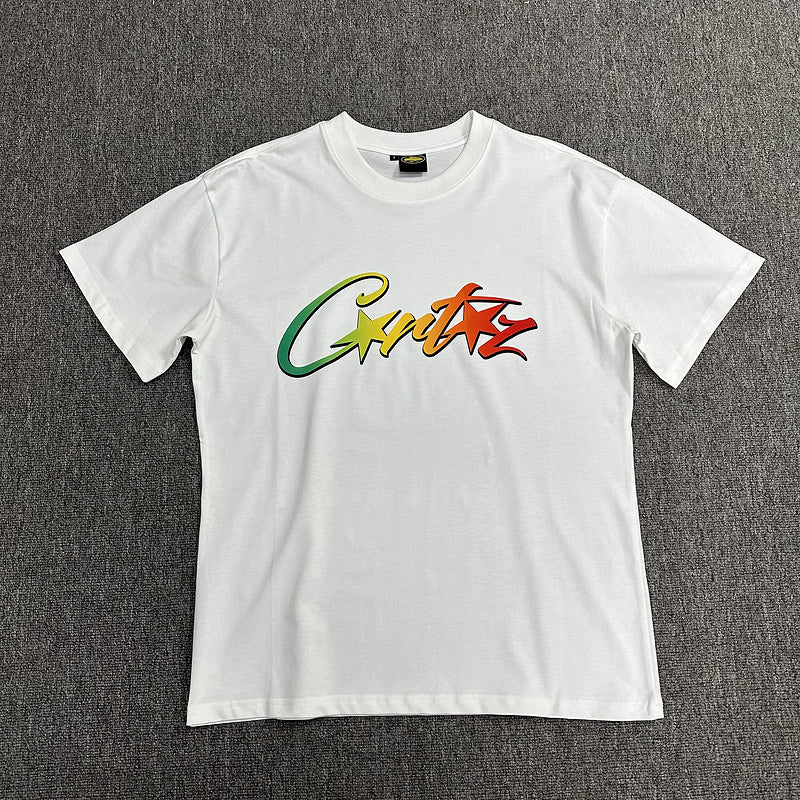 T-SHIRT CORTEIZ ALLSTARZ BLANC À GRADIENT RASTA
