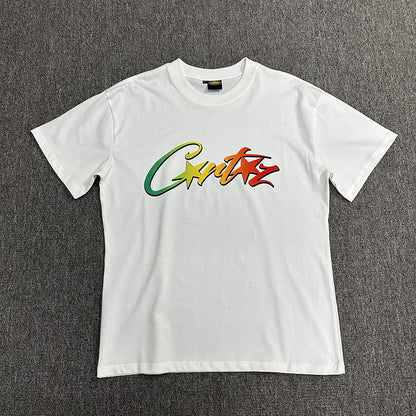 T-SHIRT CORTEIZ ALLSTARZ BLANC À GRADIENT RASTA