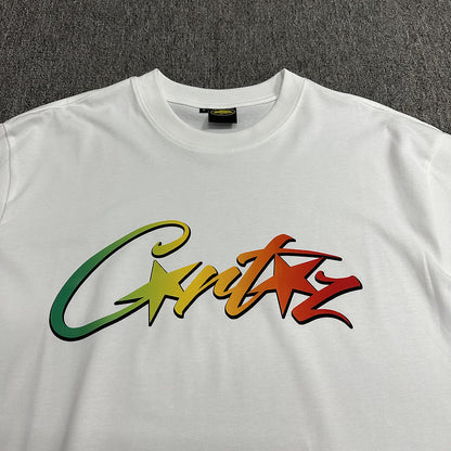 T-SHIRT CORTEIZ ALLSTARZ BLANC À GRADIENT RASTA