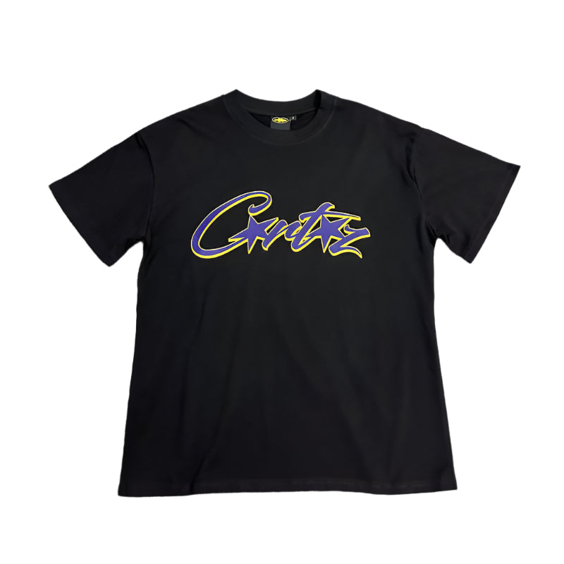 T-shirt CORTEIZ ALLSTARZ noir et violet