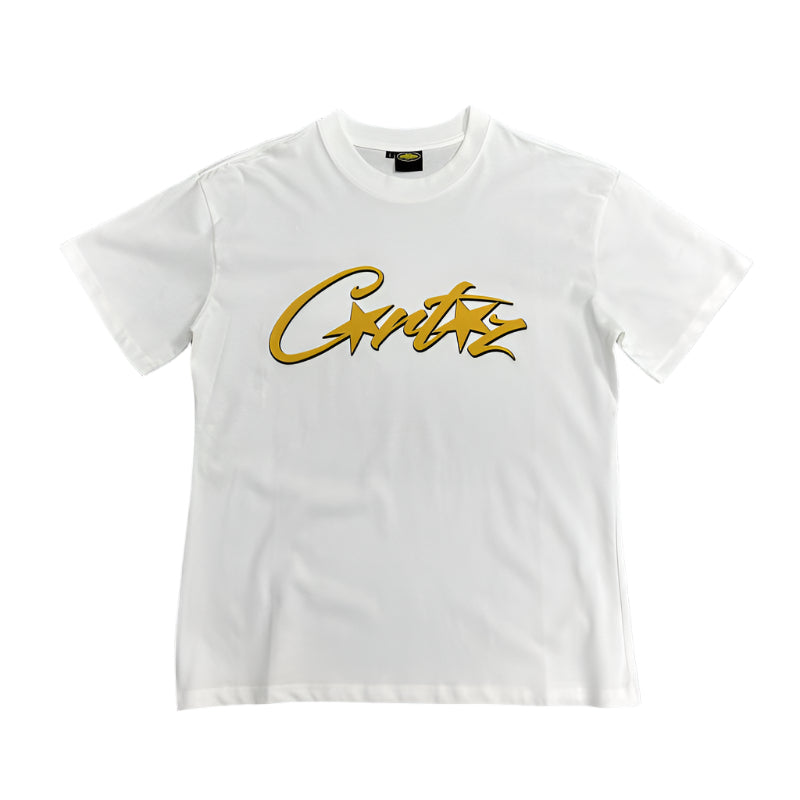 T-shirt CORTEIZ ALLSTARZ blanc doré