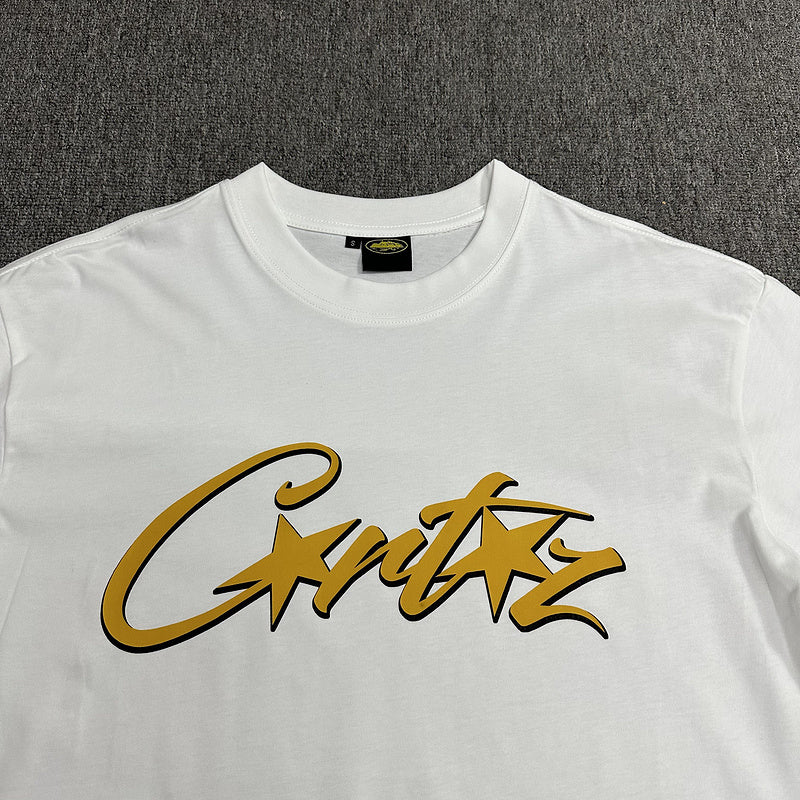 T-shirt CORTEIZ ALLSTARZ blanc doré