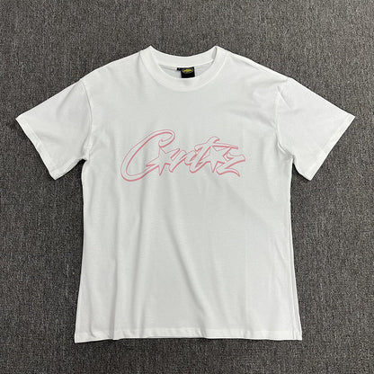 T-shirt CORTEIZ ALLSTARZ blanc et rose