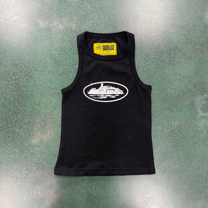 Débardeur CORTEIZ RTW OG pour femme en Alcatraz noir et blanc