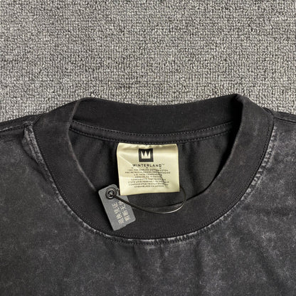 T-shirt graphique vintage CR7 gris foncé