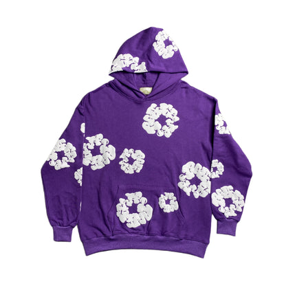 SWEAT À CAPUCHE EN COTON AVEC COURONNE DE DENIM TEARS VIOLET
