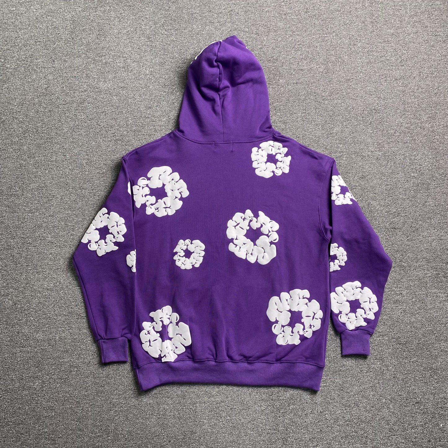 SWEAT À CAPUCHE EN COTON AVEC COURONNE DE DENIM TEARS VIOLET