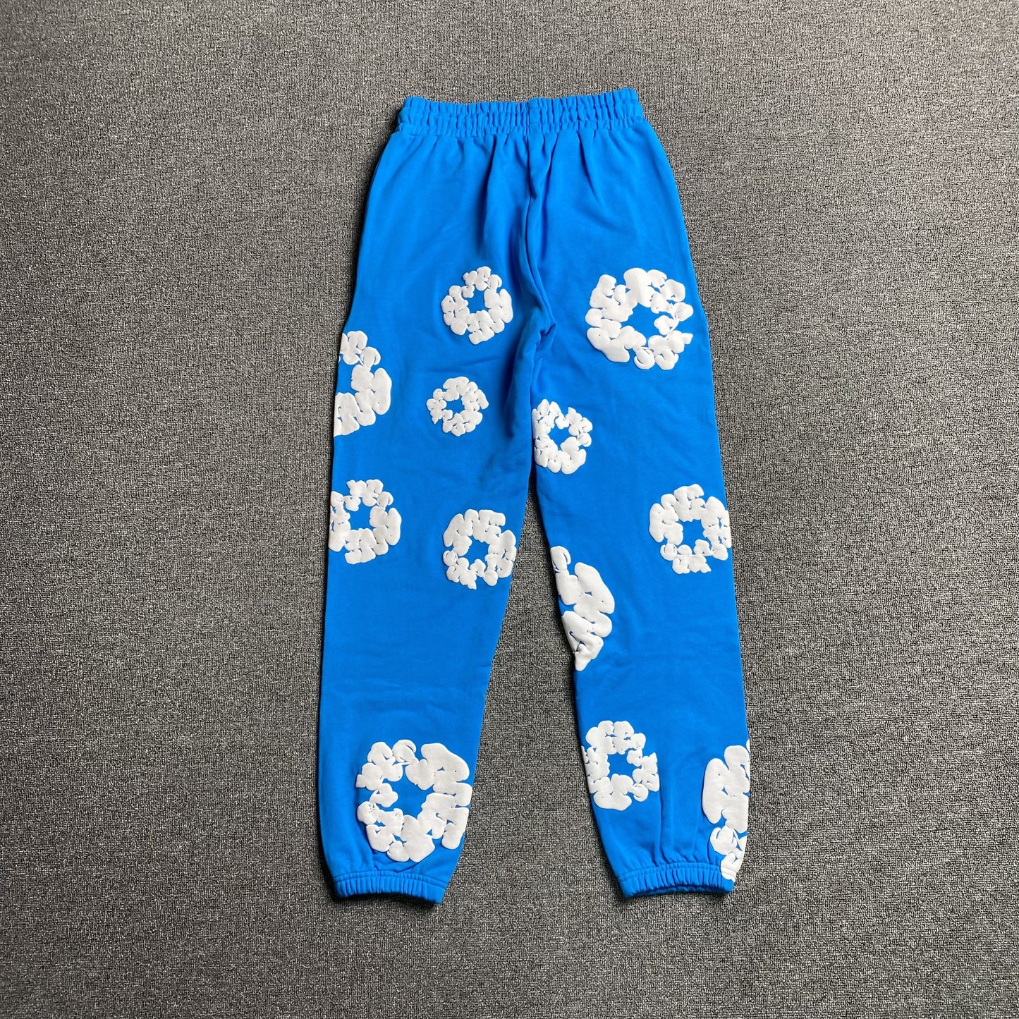 PANTALON DE SURVÊTEMENT EN COTON AVEC COURONNE DE DENIM TEARS BLEU AZUR