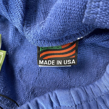 PANTALON DE SURVÊTEMENT EN DENIM TEARS, COURONNE DE COTON, BLEU