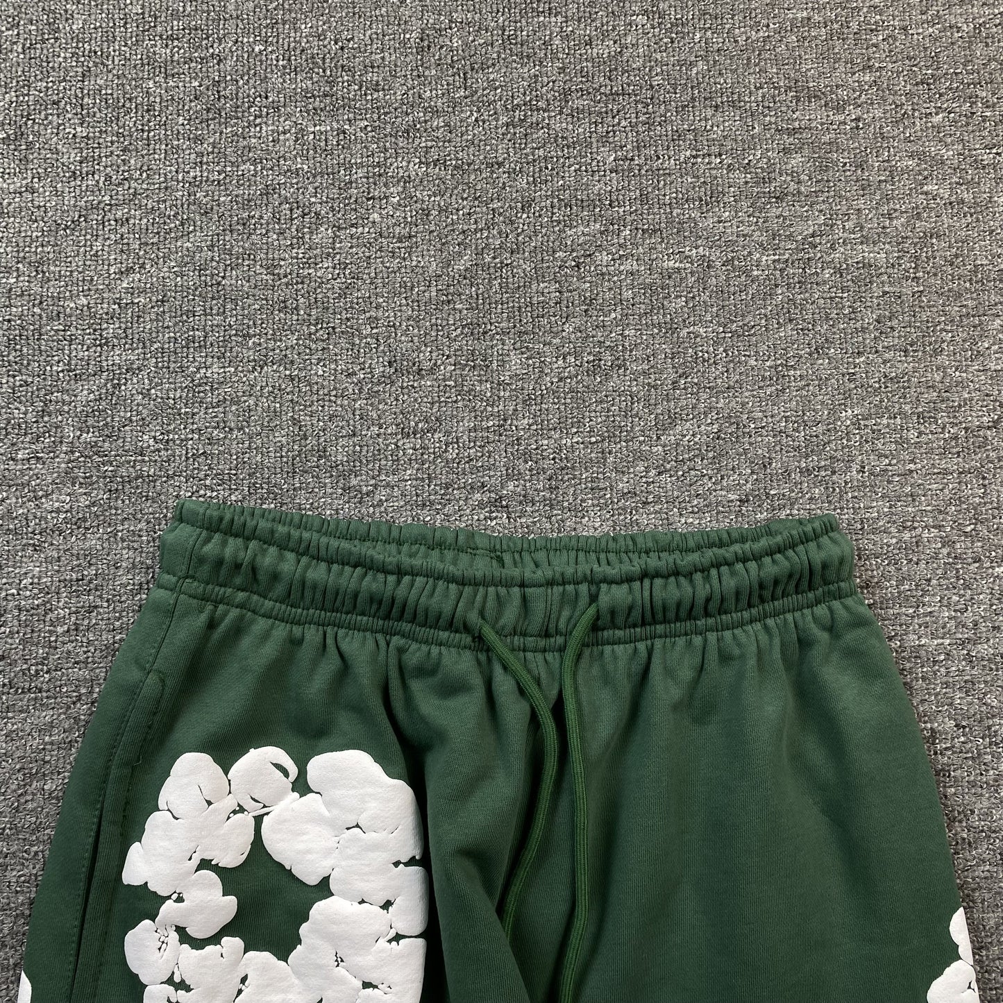 PANTALON DE SURVÊTEMENT VERT EN COTON ET LÉGÈRES DE JEAN