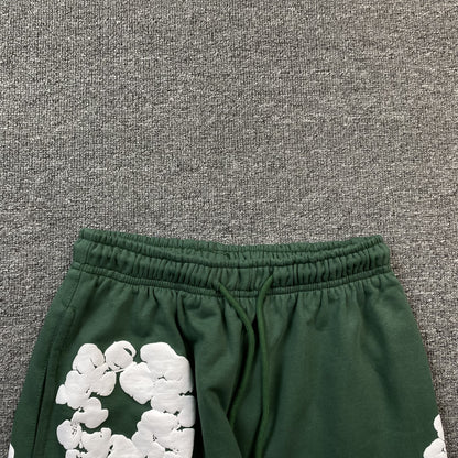 PANTALON DE SURVÊTEMENT VERT EN COTON ET LÉGÈRES DE JEAN