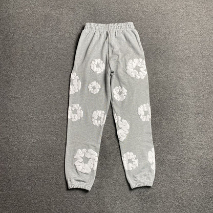PANTALON DE SURVÊTEMENT GRIS EN COTON ET DENIM TEARS