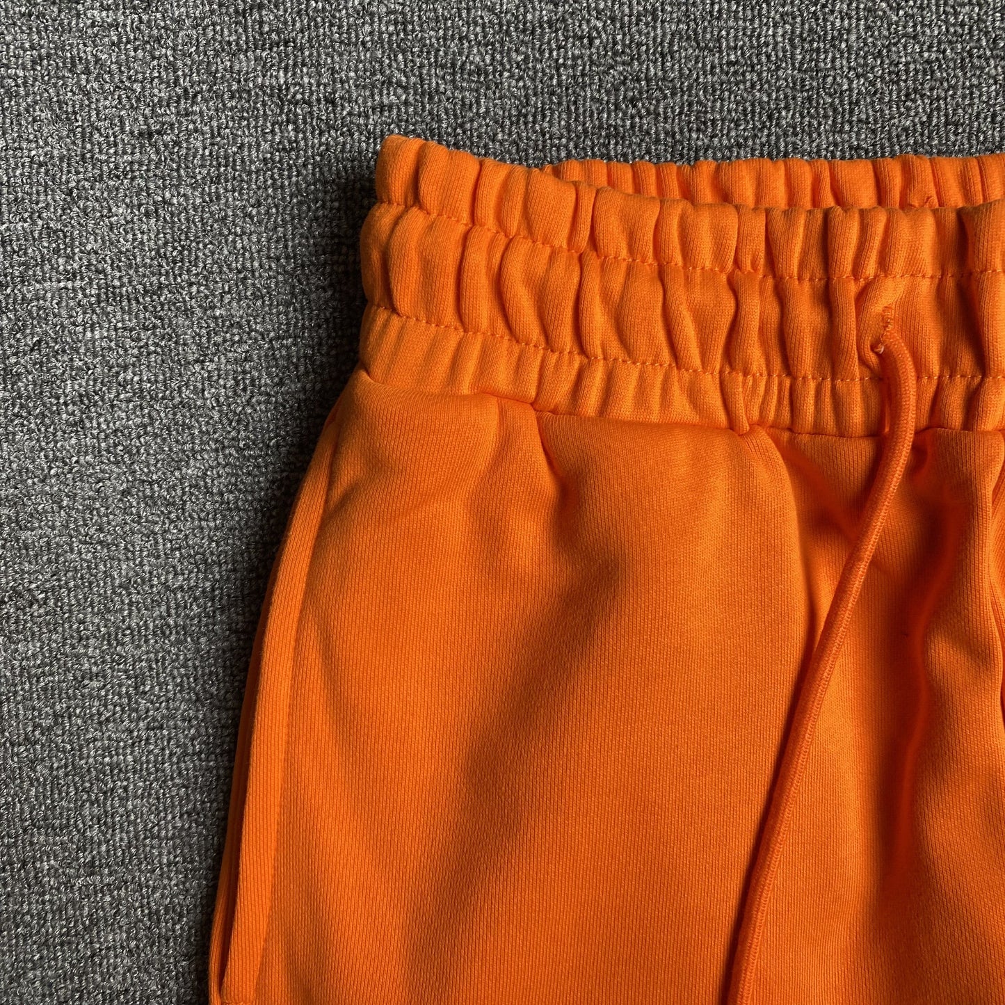 PANTALON DE SURVÊTEMENT ORANGE EN COTON ET DENIM TEARS