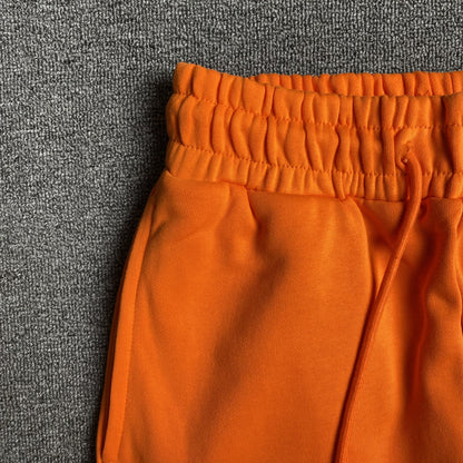 PANTALON DE SURVÊTEMENT ORANGE EN COTON ET DENIM TEARS