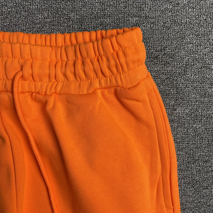 PANTALON DE SURVÊTEMENT ORANGE EN COTON ET DENIM TEARS
