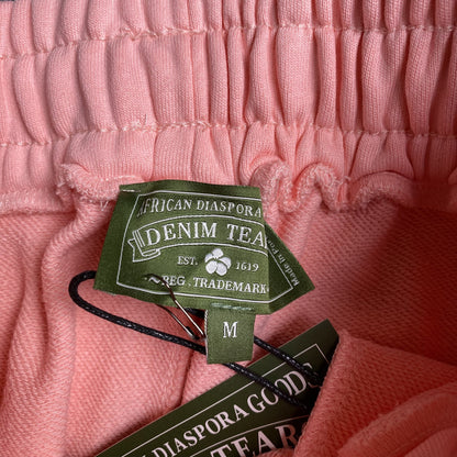 PANTALON DE SURVÊTEMENT EN COTON AVEC COURONNE DE DENIM ET LARMES, PÊCHE