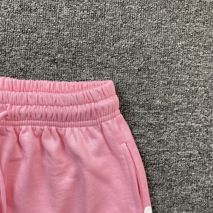 PANTALON DE SURVÊTEMENT ROSE EN COTON ET COURONNE DE JEAN LARMES