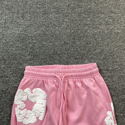 PANTALON DE SURVÊTEMENT ROSE EN COTON ET COURONNE DE JEAN LARMES