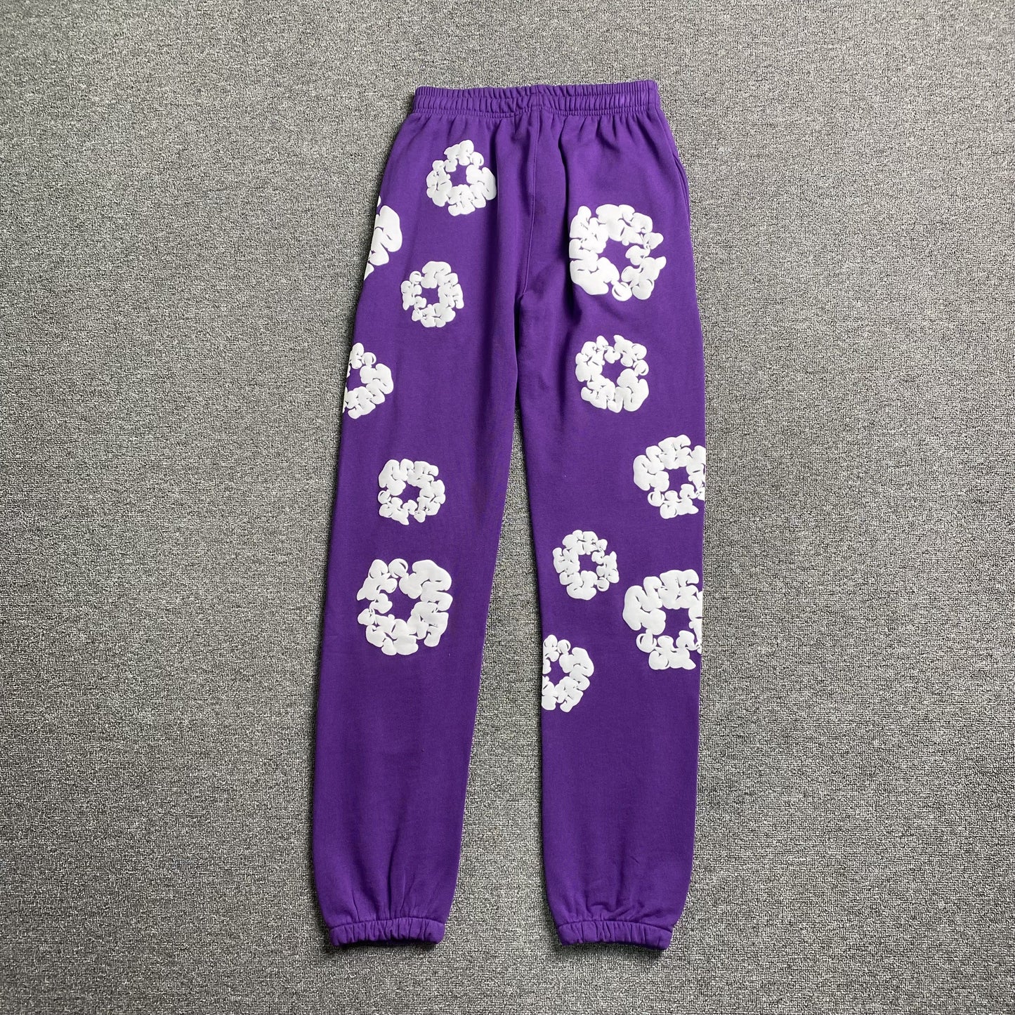 PANTALON DE SURVÊTEMENT EN COTON AVEC COURONNE DE DENIM TEARS VIOLET
