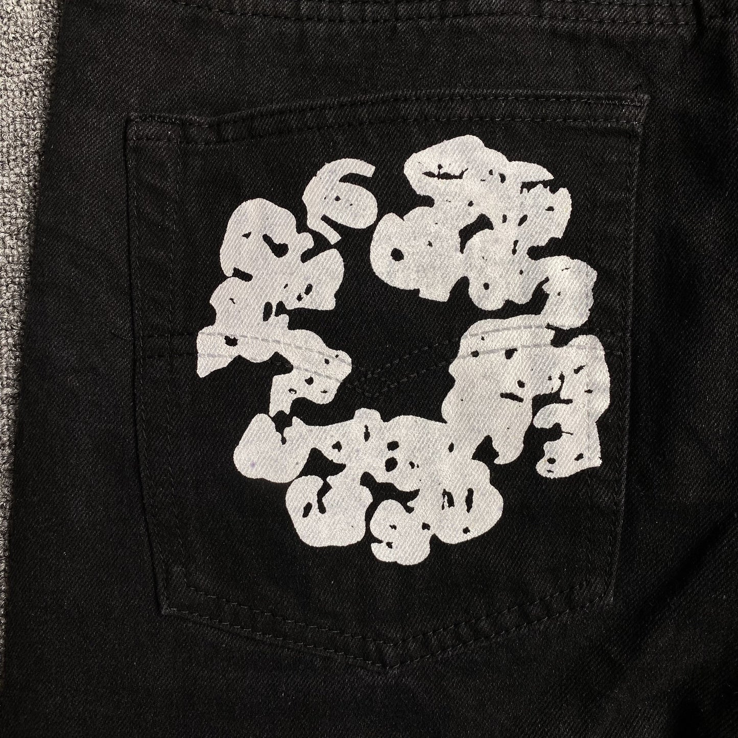 DENIM TEARS x LEVI'S COTTON WREATH JEANS NOIR