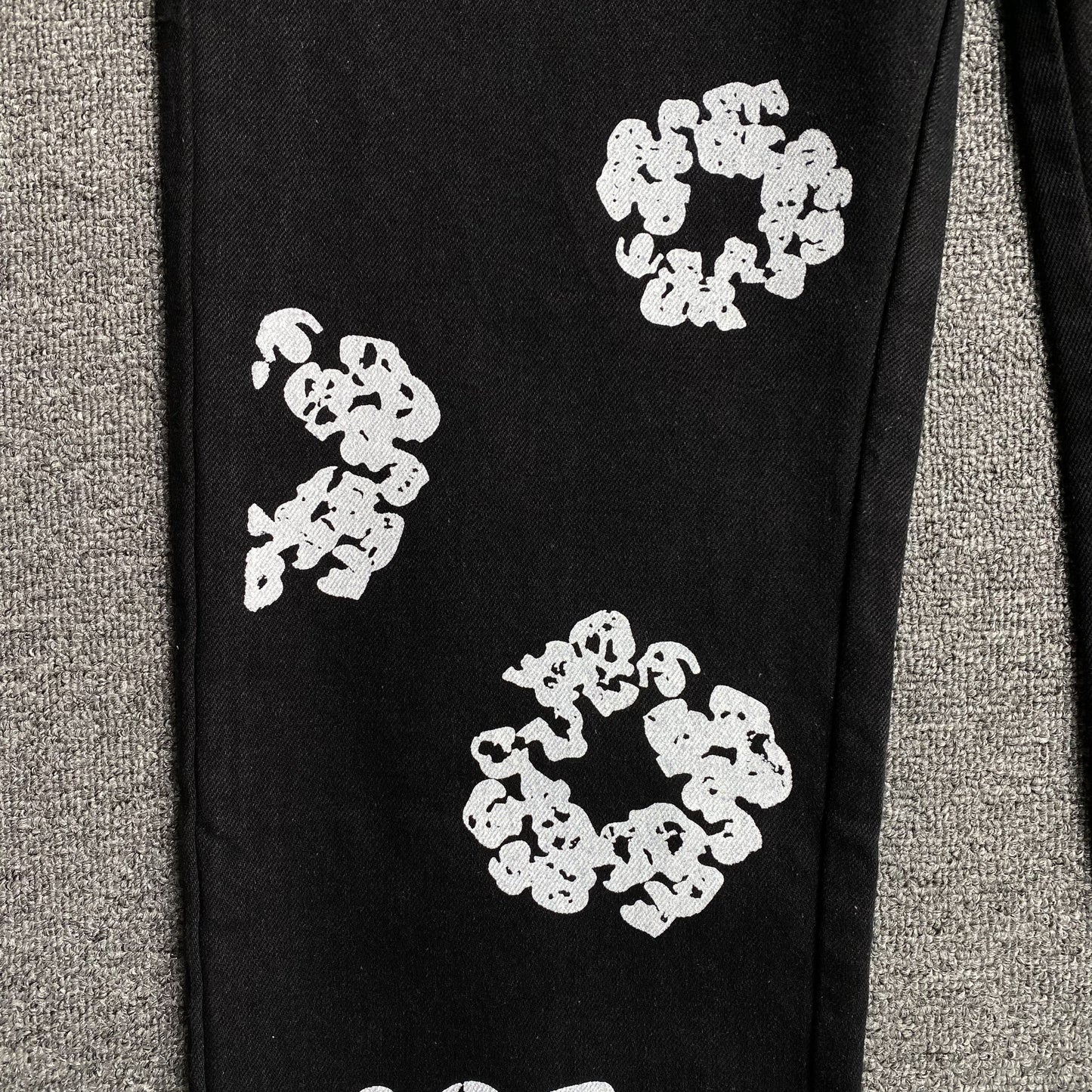 DENIM TEARS x LEVI'S COTTON WREATH JEANS NOIR