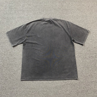 T-shirt graphique vintage Frank Ocean gris foncé
