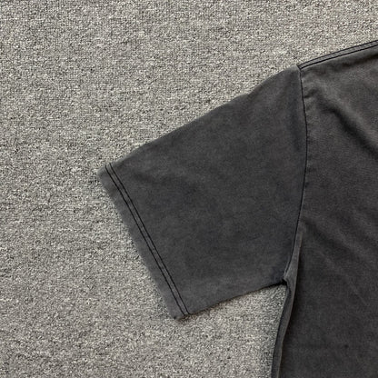 T-shirt graphique vintage Frank Ocean gris foncé