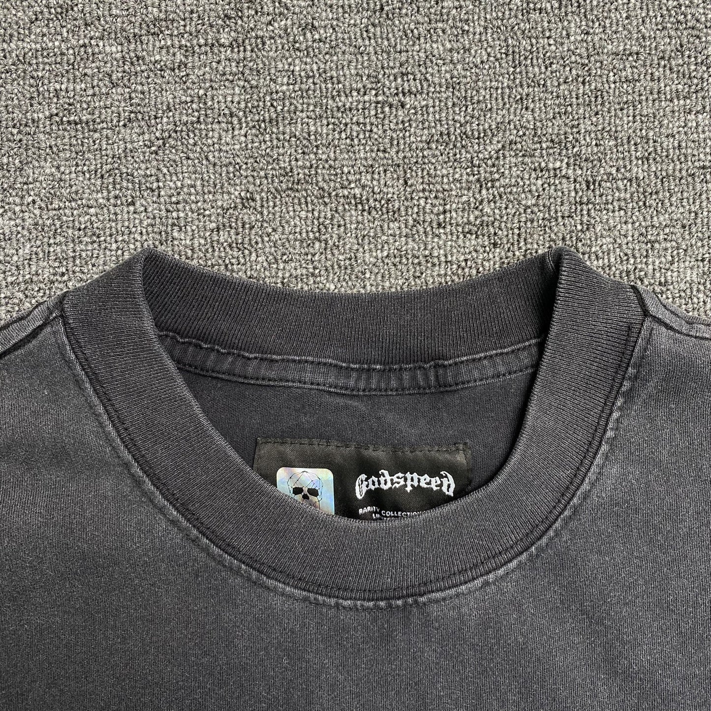 T-shirt Godspeed Artificial Love noir délavé