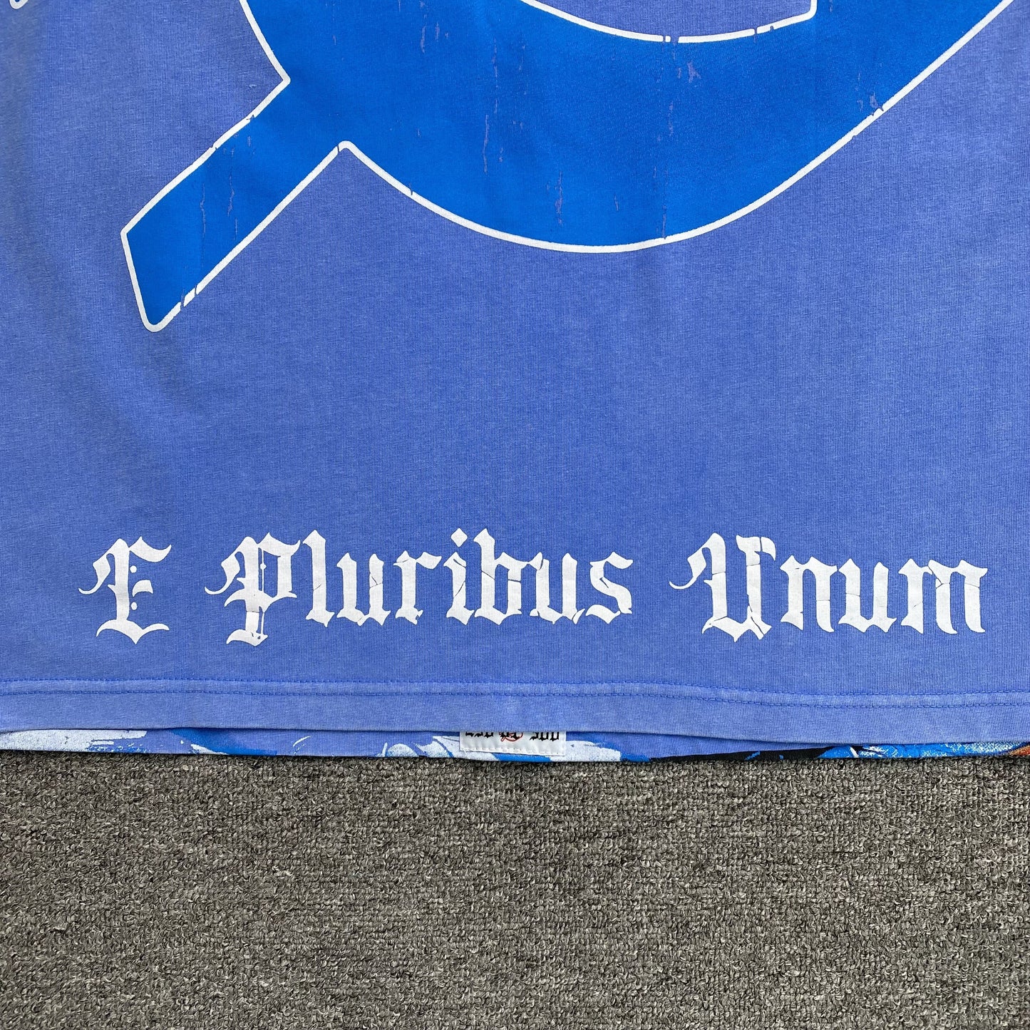 T-shirt Godspeed Artificial Love bleu délavé