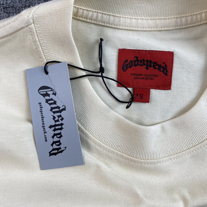 T-shirt effet papillon Godspeed Bone