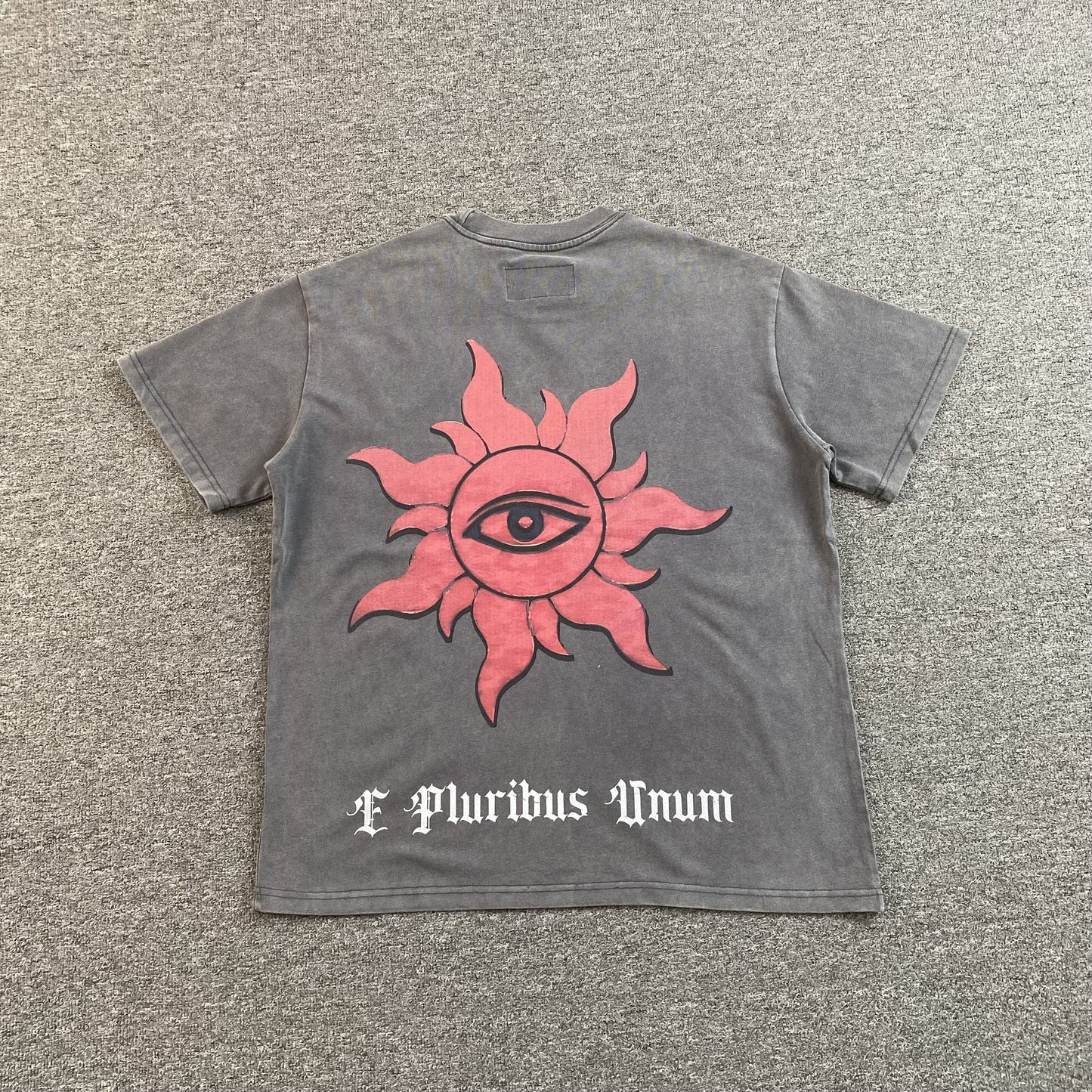 T-shirt Godspeed E Pluribus Unum gris délavé