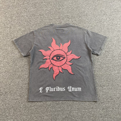 T-shirt Godspeed E Pluribus Unum gris délavé