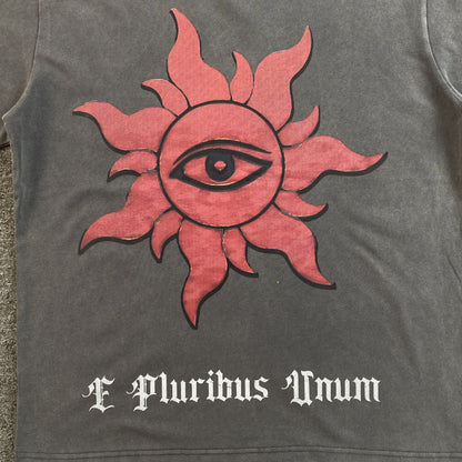 T-shirt Godspeed E Pluribus Unum gris délavé
