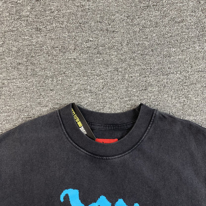 T-shirt Godspeed Eternal Dream noir délavé