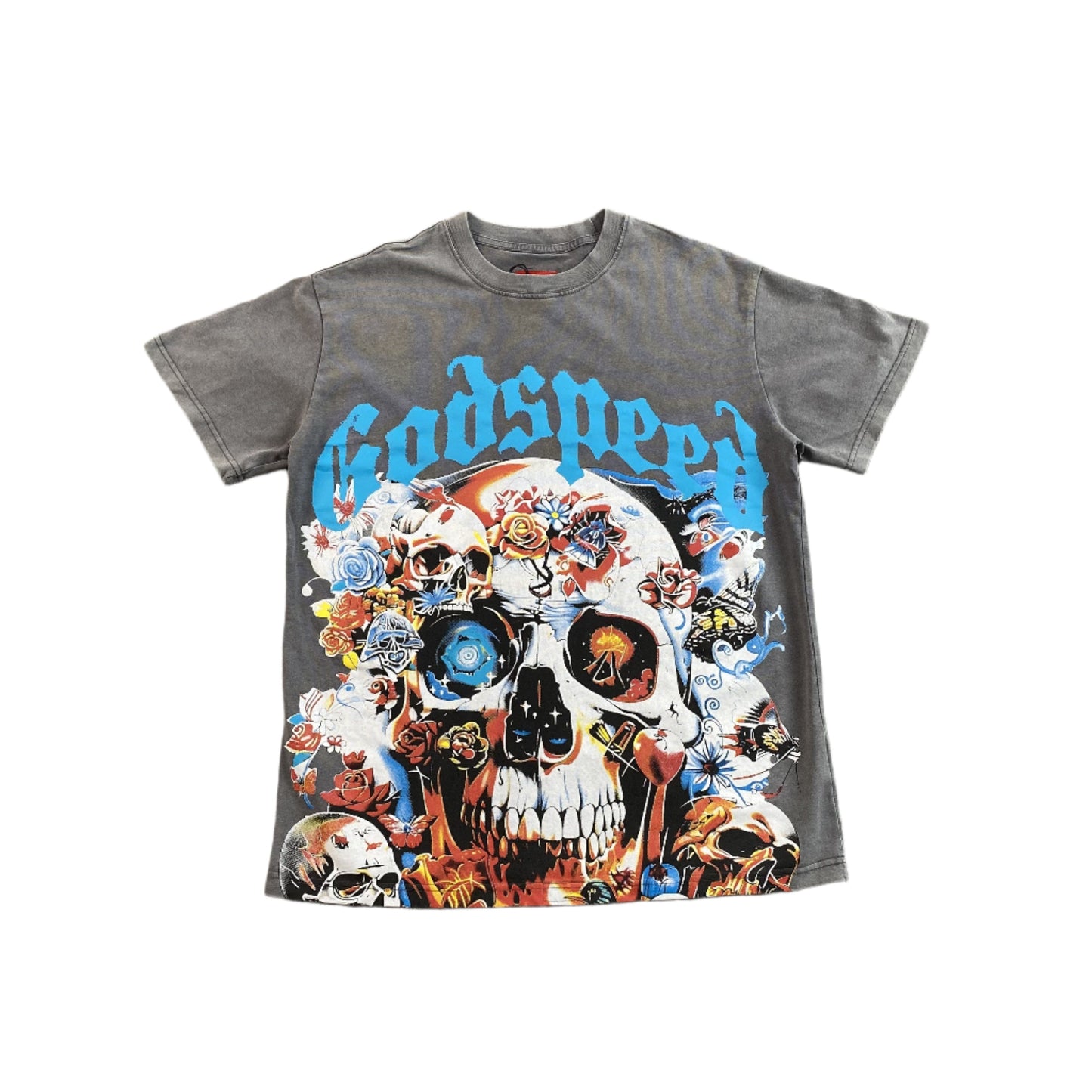 T-SHIRT GODSPEED ETERNAL DREAM GRIS DÉLAVÉ