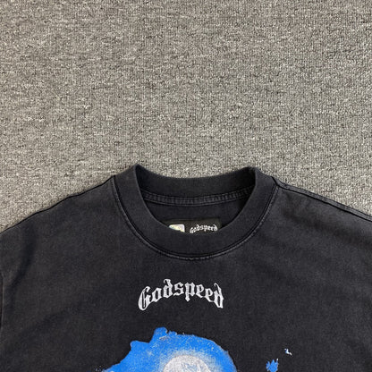 T-shirt Godspeed Hills Have Eyes, noir délavé