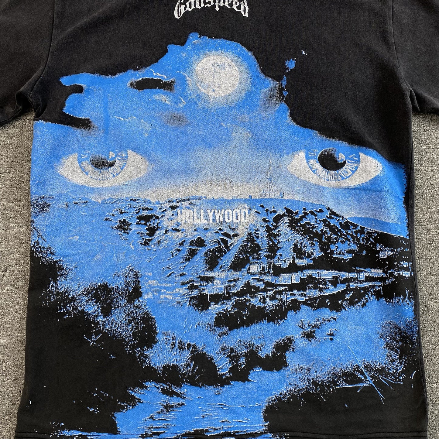 T-shirt Godspeed Hills Have Eyes, noir délavé