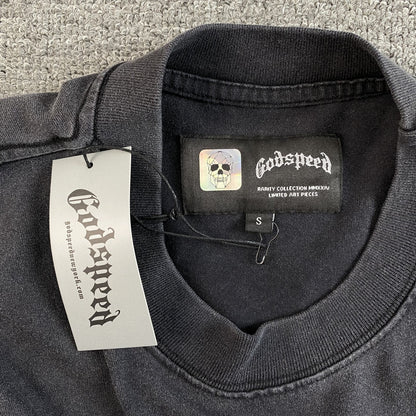 T-shirt Godspeed Hills Have Eyes, noir délavé