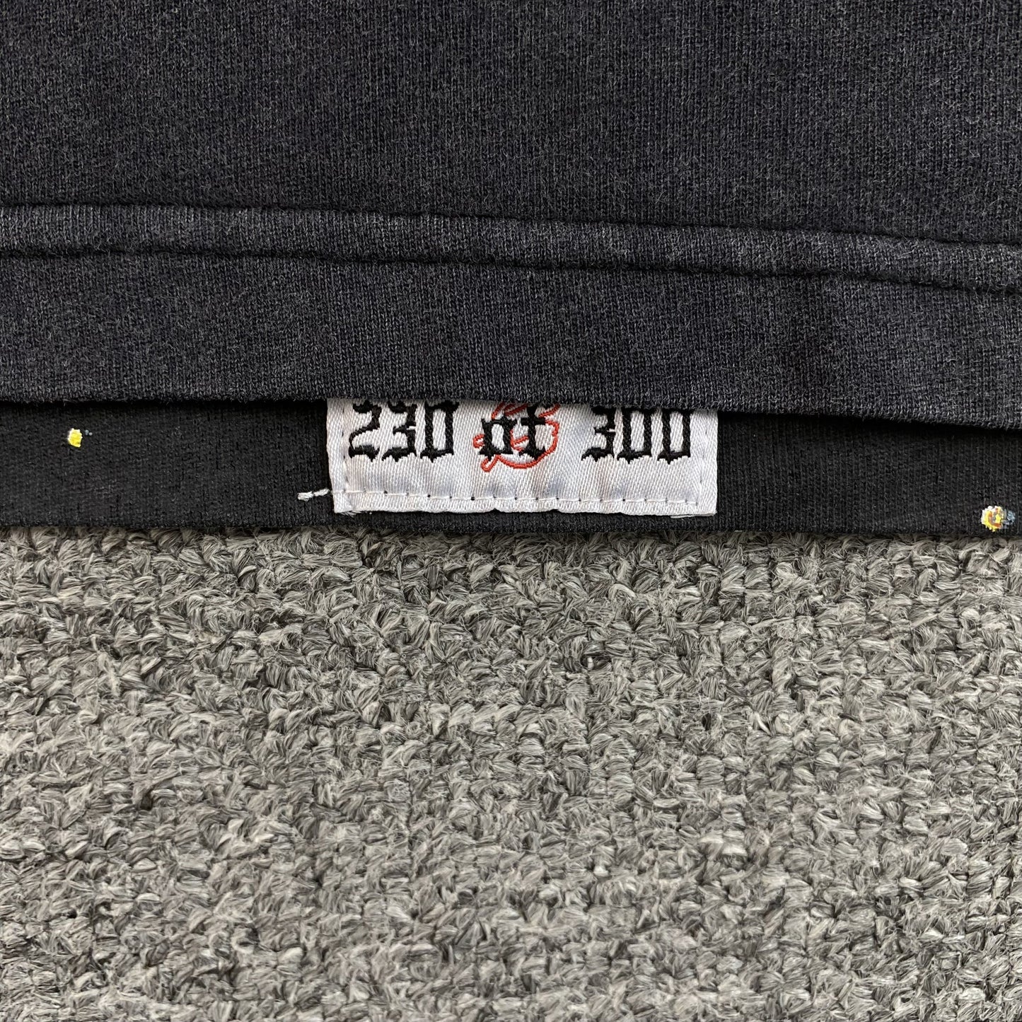 T-shirt Godspeed Hollywood noir délavé