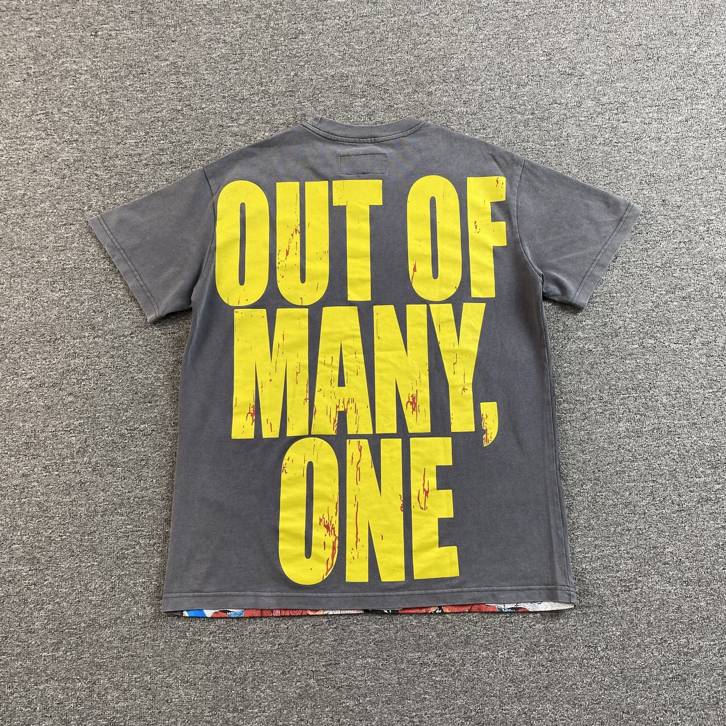 T-shirt gris « GODSPEED LONG LONELY ROAD »