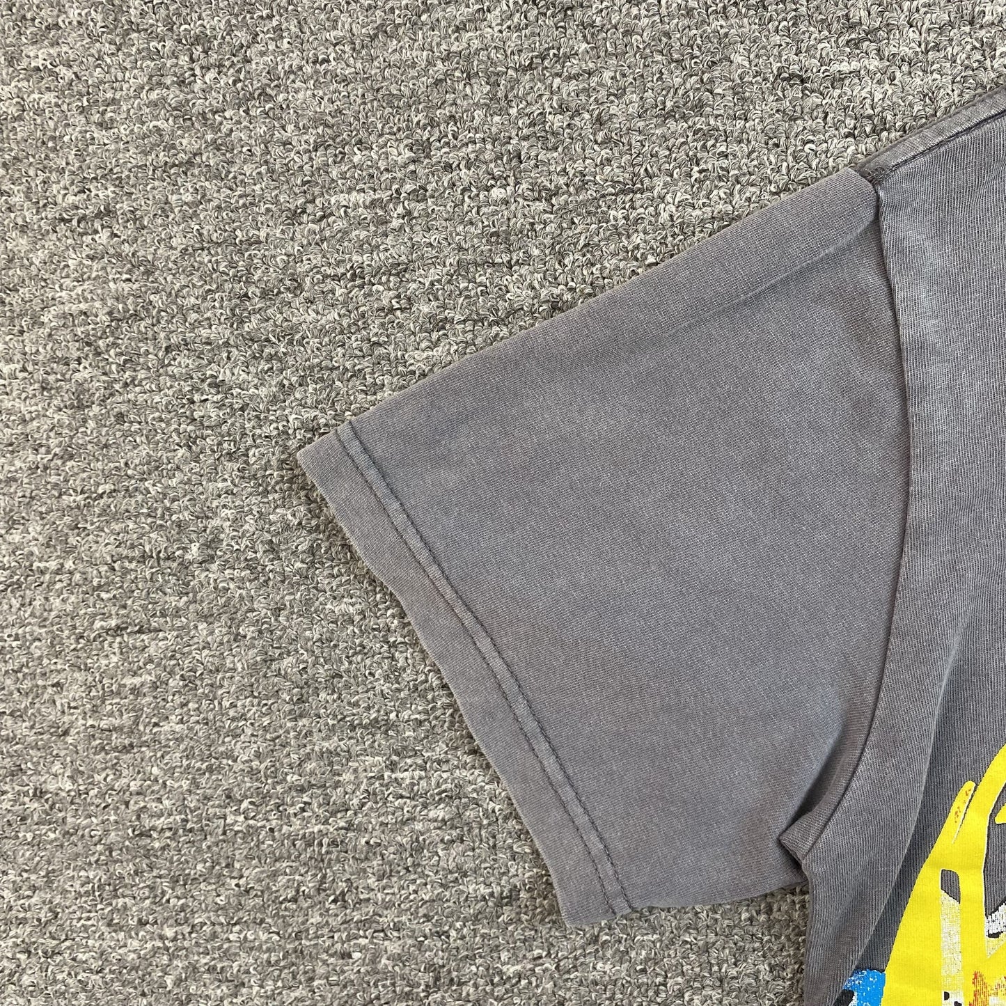 T-shirt gris « GODSPEED LONG LONELY ROAD »