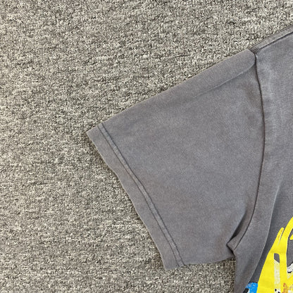 T-shirt gris « GODSPEED LONG LONELY ROAD »