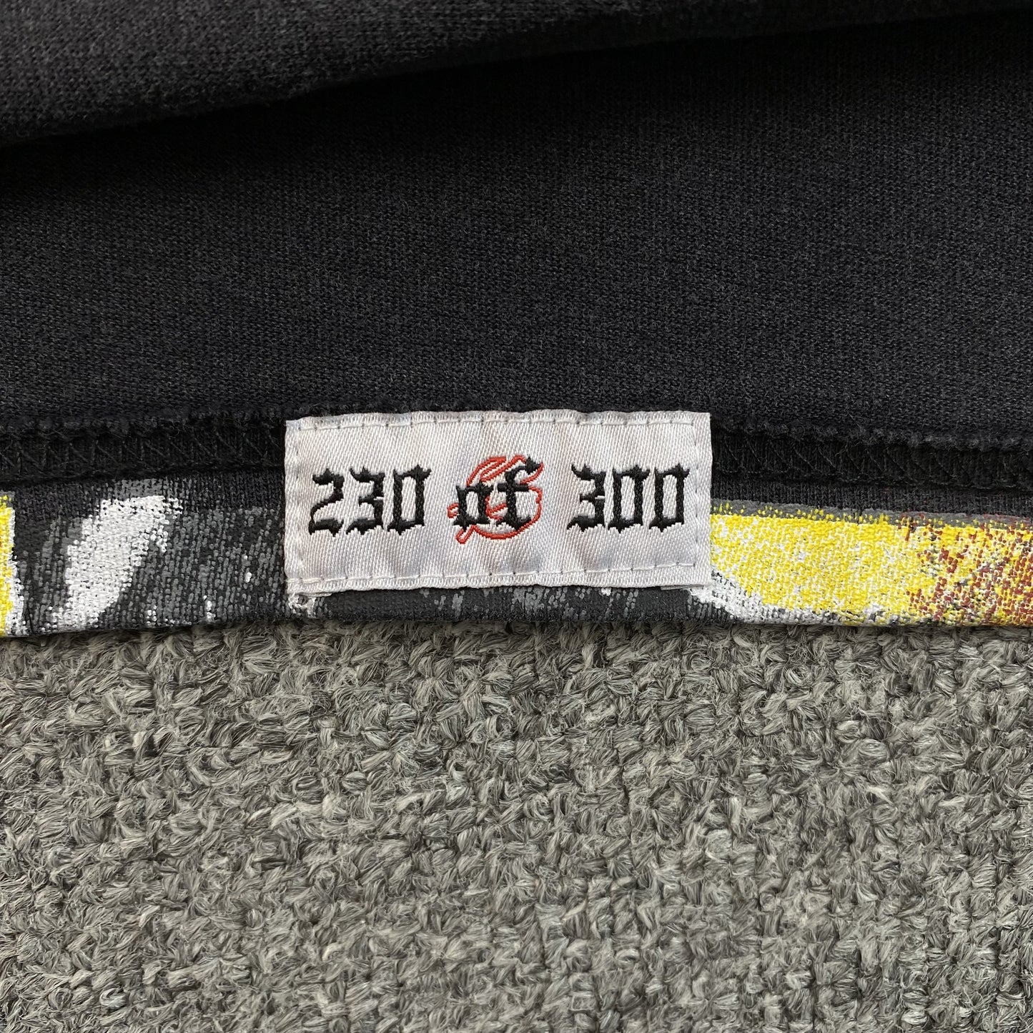 T-shirt GODSPEED RACER GOLDIE noir délavé