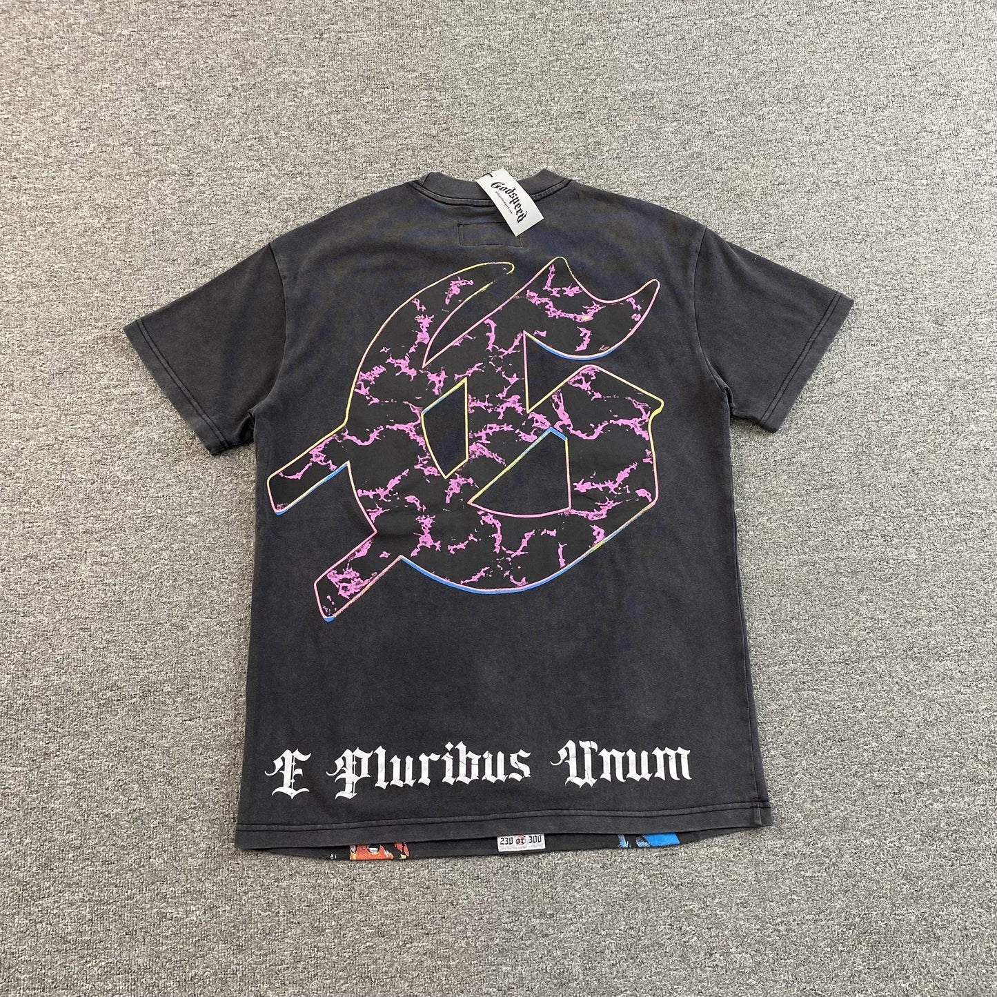 T-shirt Godspeed Rock Dreams noir délavé