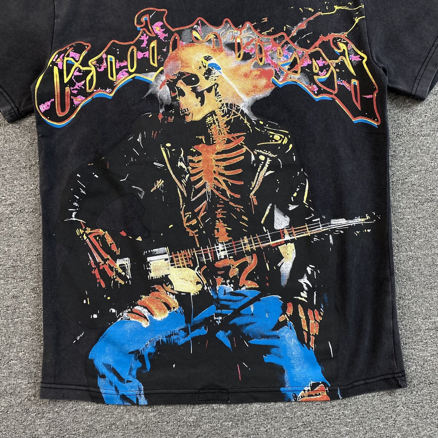 T-shirt Godspeed Rock Dreams noir délavé