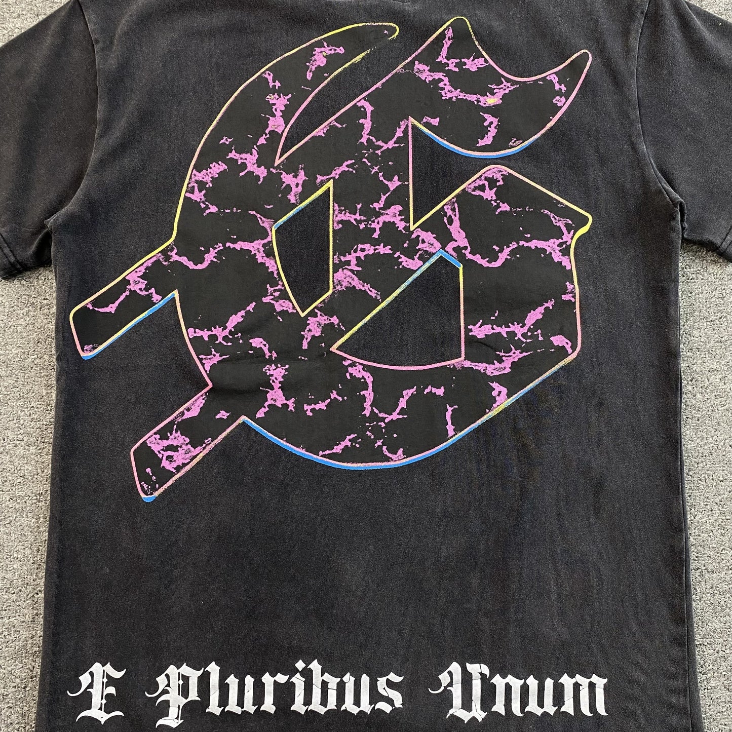 T-shirt Godspeed Rock Dreams noir délavé