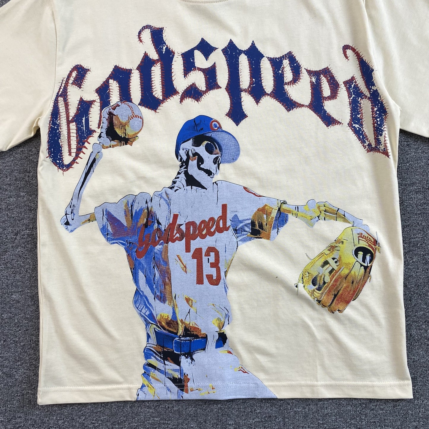 T-shirt Godspeed Strike Bone